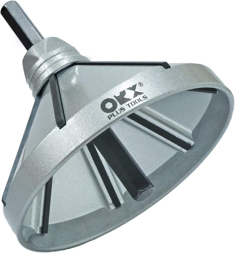 ORX PLUS TOOLS ORXPLUS TOOLS 2 in 1 Inner-Outer Reamer, Pipe and Tubing Chamfer Tool for OD 1-1/8" to 3-1/4" ID 1-1/16"to 3-3/8" - Image 1